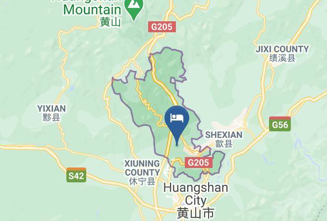 Huangshan - Hangshan Wangshan Life Diaoxue Garden Maps