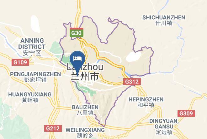 Lanzhou - Hangtian Hotel Maps