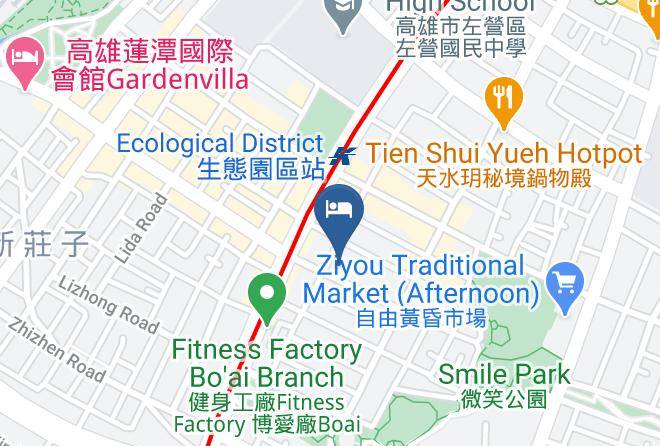 Tso Ying - Hanguan Jingdian Motel Maps