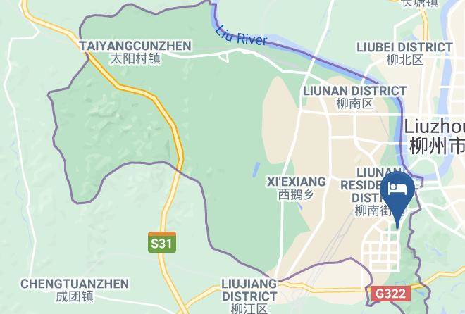 Liuzhou - Hangyin Hotel Maps