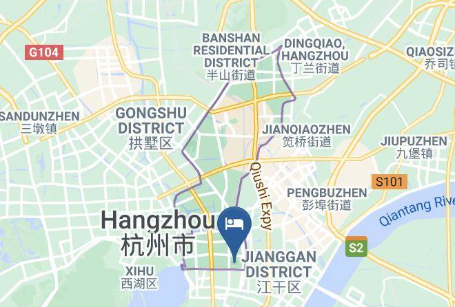 Hangzhou - Hangzhou Anteng Business Hotel Maps