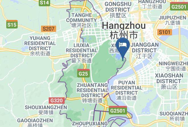 Hangzhou - Hangzhou Baige Hotel Maps