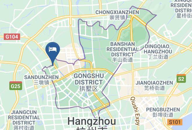 Hangzhou - Hangzhou Bojing International Hotel Maps