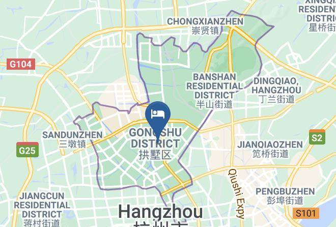 Hangzhou - Hangzhou Braim Canal Hotel Maps