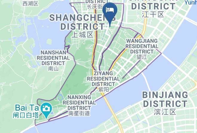 Hangzhou - Hangzhou European Style Holiday Hotel Maps