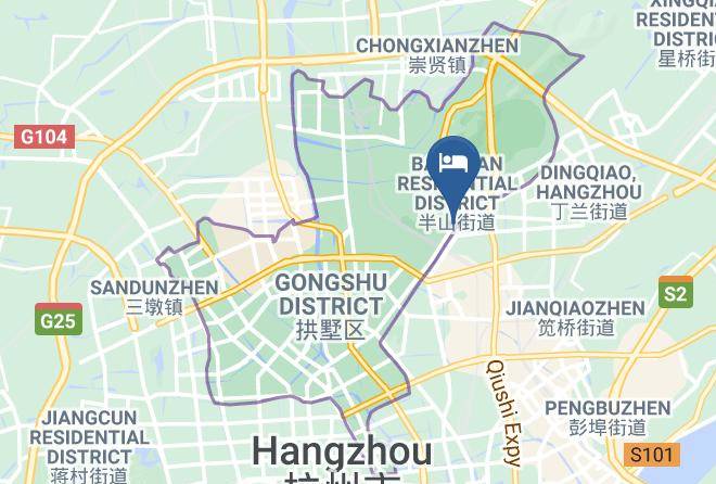 Hangzhou - Hangzhou Haiwaihai Baina Hotel Maps