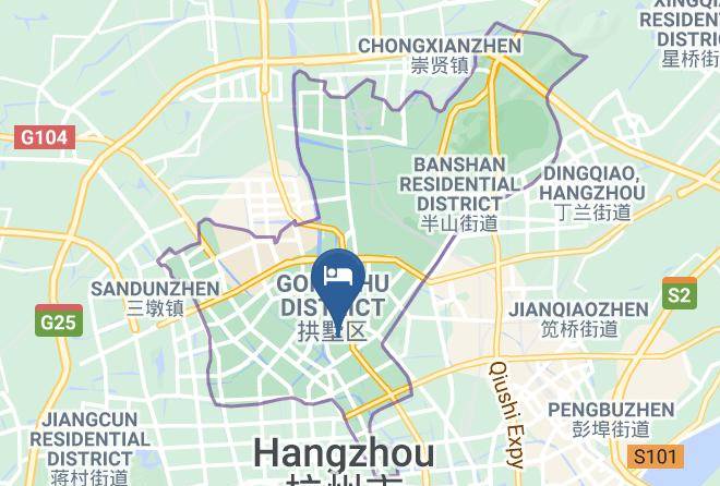 Hangzhou - Hangzhou Haiwaihai Hotel Maps