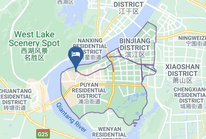 Hangzhou - Hangzhou Jiangdu Hotel Maps