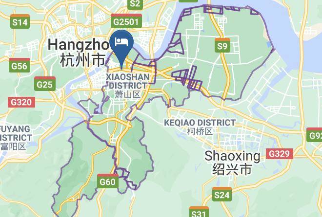 Hangzhou - Hangzhou Mayka Letu Hotel Maps