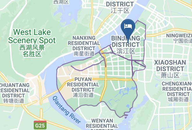 Hangzhou - Hangzhou Meng'er Holiday Hotel Maps