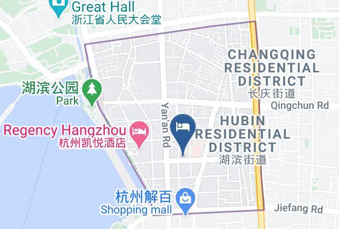 Hangzhou - Hangzhou Rio West Lake Boutique Hotel Maps