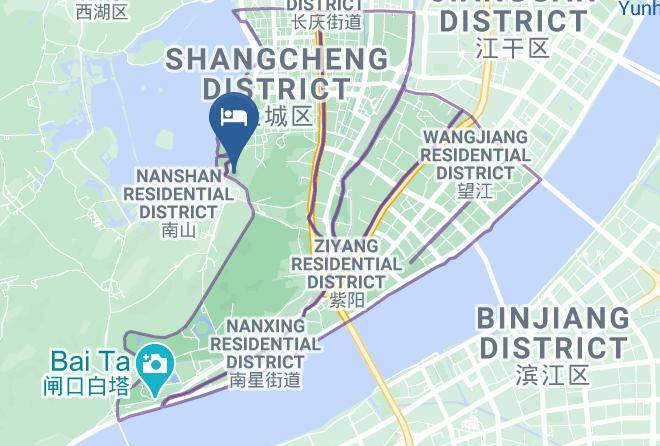 Hangzhou - Hangzhou Serene Cicada Hotel Maps