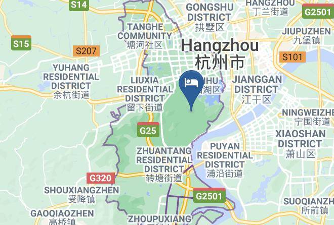 Hangzhou - Hangzhou Shange Laolongjing Hotel Maps