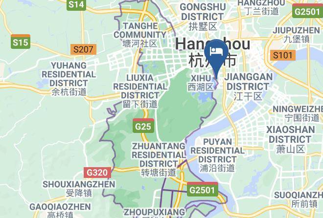 Hangzhou - Hangzhou The New Hotel Maps