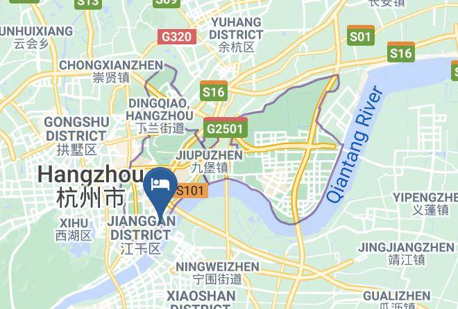 Hangzhou Tianyuan Tower Hotel Map