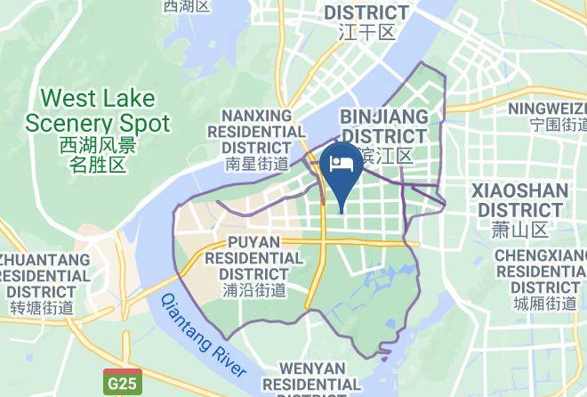 Hangzhou - Hangzhou Verywarm Boutique Hotel Maps