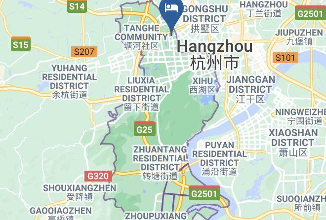 Hangzhou - Hangzhou West City Hotel Maps