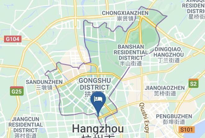 Hangzhou - Hangzhou Wide Holiday Dunhuang Hotel Maps