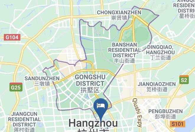 Hangzhou - Hangzhou Xingdu Hotel Maps