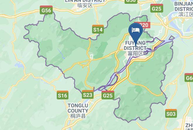 Hangzhou - Hangzhou Xixi Nade Runzeyuan Resort Maps