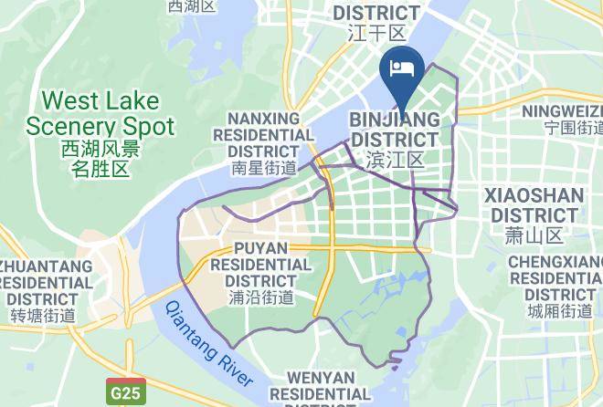 Hangzhou - Hangzhou Yimoli Hotel Maps