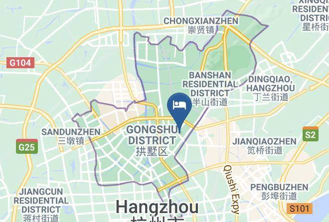 Hangzhou - Hangzhou Yirong Hotel Maps