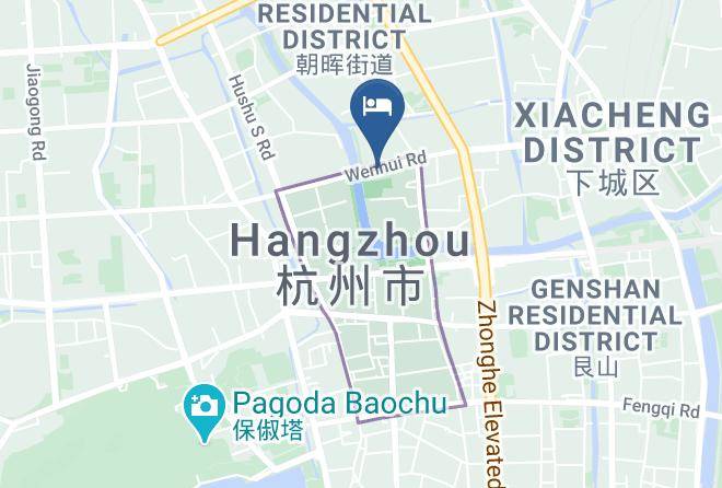 Hangzhou - Hangzhou Zhiyuan Hotel Maps