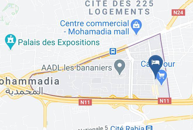 Algiers - Hani Hotel Maps
