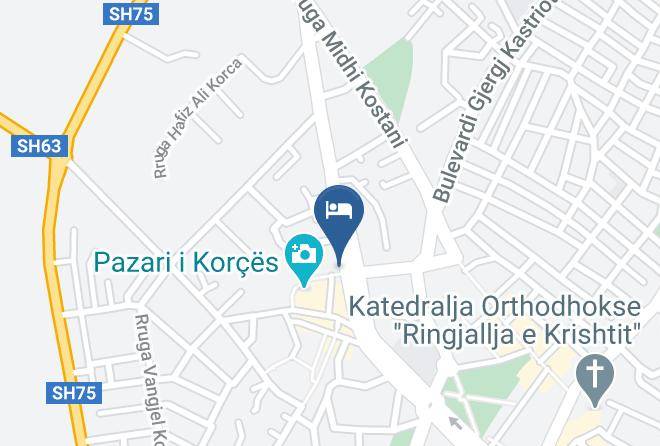 Korce - Hani I Pazarit Boutique Hotel Maps