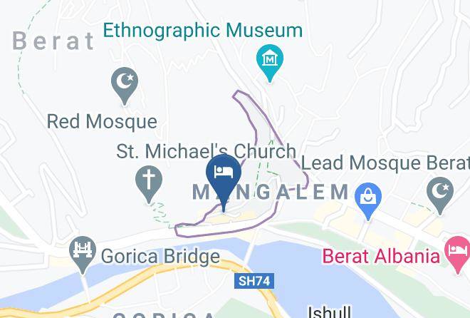 Berat - Hani I Xheblatit Maps