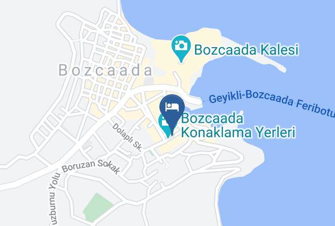 Bozcaada - Hanimeli Otel Maps