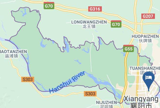 Xiangyang - Hanjiang International Hotel Maps