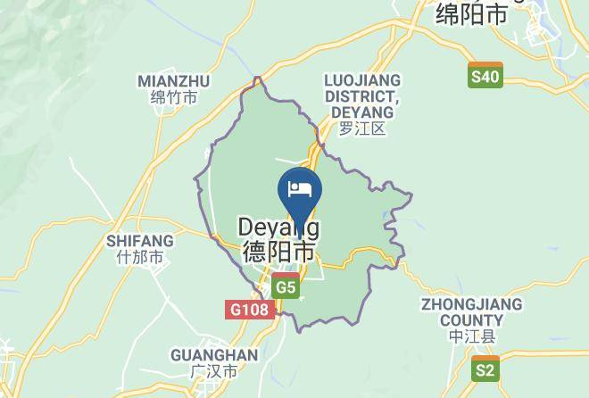 Hanlulu Fashion Hotel Deyang Map