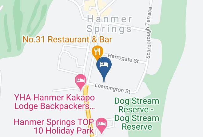 Hurunui - Hanmer Springs Settlers Motel Maps