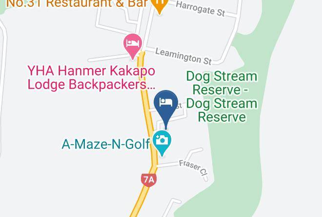 Hurunui - Hanmer Springs Top 10 Holiday Park Maps