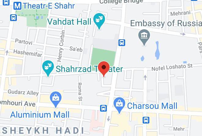 Tehran - Hanna Boutique Hotel Maps