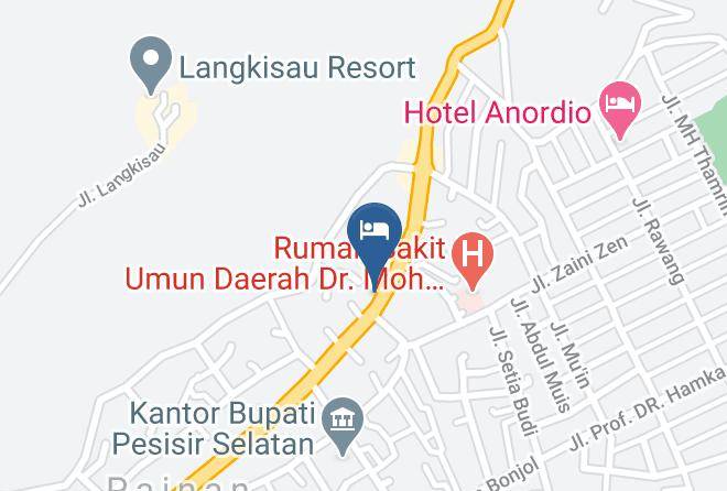 Pesisir Selatan Regency - Hannah Hotel Syari'ah Maps
