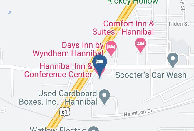 Ralls - Hannibal Inn & Conference Center Maps