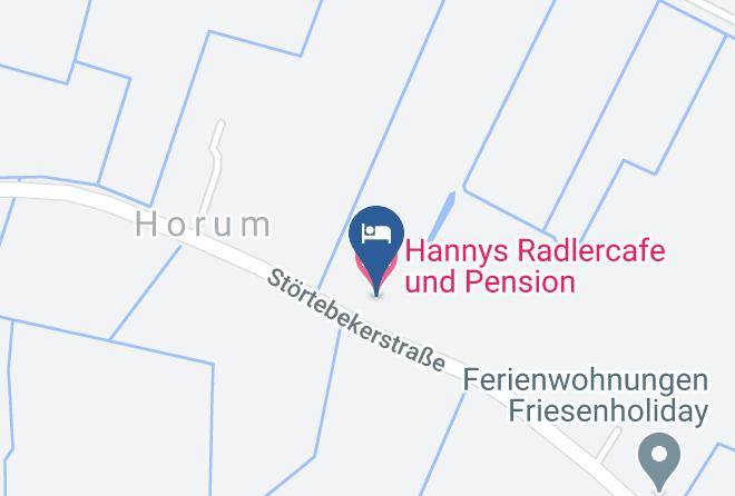 Friesland - Hannys Radlercafe Und Pension Maps