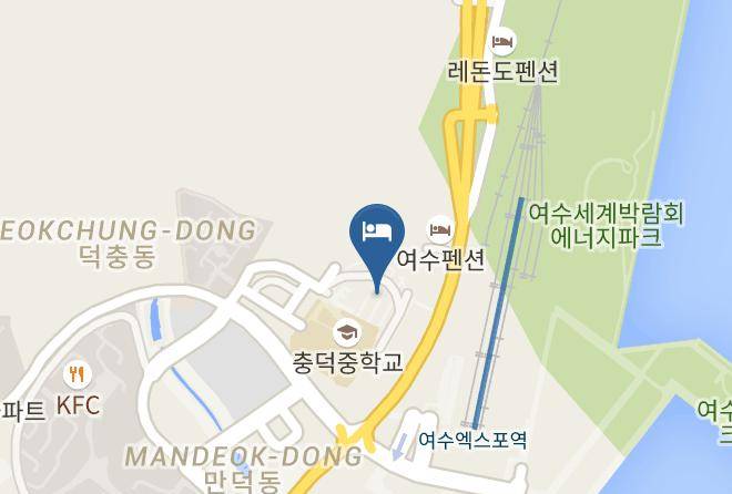 Yeosusi - Hanok Hotel Odongjae Maps