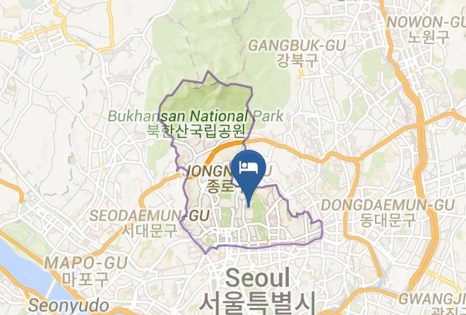 Jongnogu - Hanok Mon Oncle A Seoul Maps