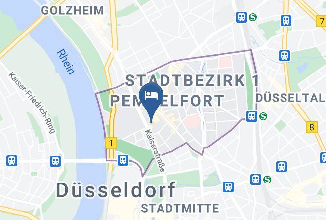 Dusseldorf - Hansa Hotel Dusseldorf Maps