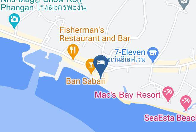 Amphoe Ko Pha Ngan - Hansa Resort Maps