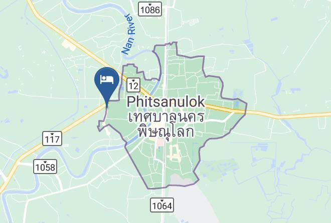 Hansanan Hotel Map - Phitsanulok - Amphoe Mueang Phitsanulok