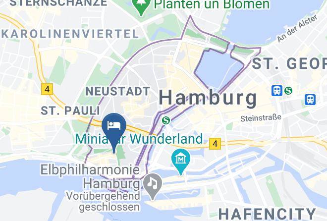 Stadt Hamburg - Hanse Clipper Haus Maps