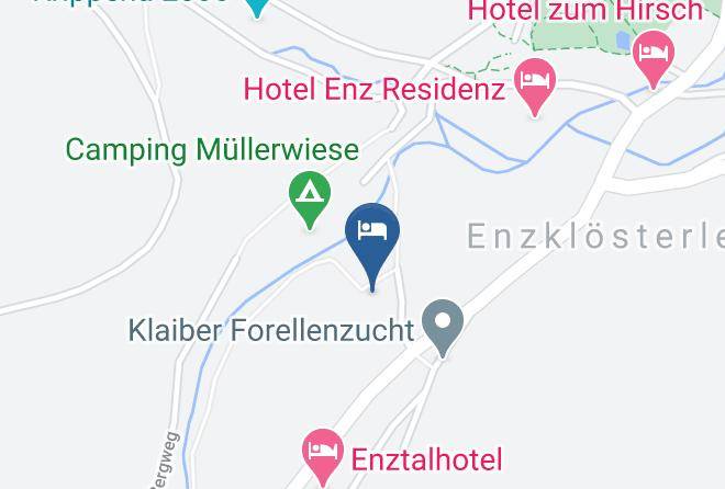 Calw - Hansi Frey Kubler Pension Schwarzwaldhaus Maps