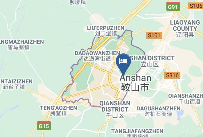Anshan - Hantang Hot Spring Resort Hotel Maps