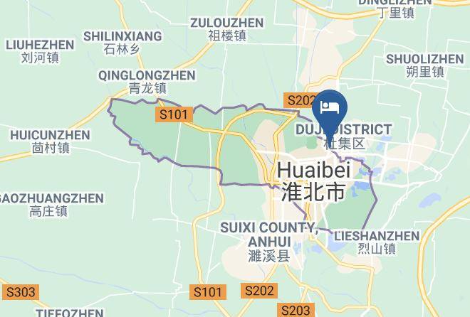 Huaibei - Hanting Commercial Hotel Maps