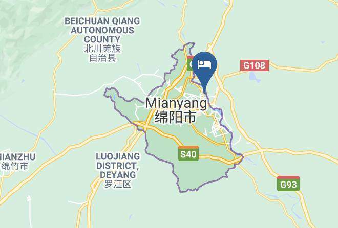 Mianyang - Hanting Espress Mianyang Wuyi Square Branch Maps