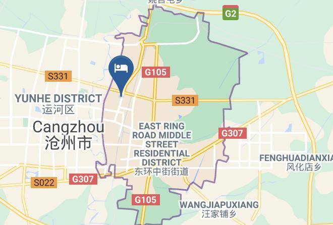 Hanting Express Cangzhou Railway Staion Map